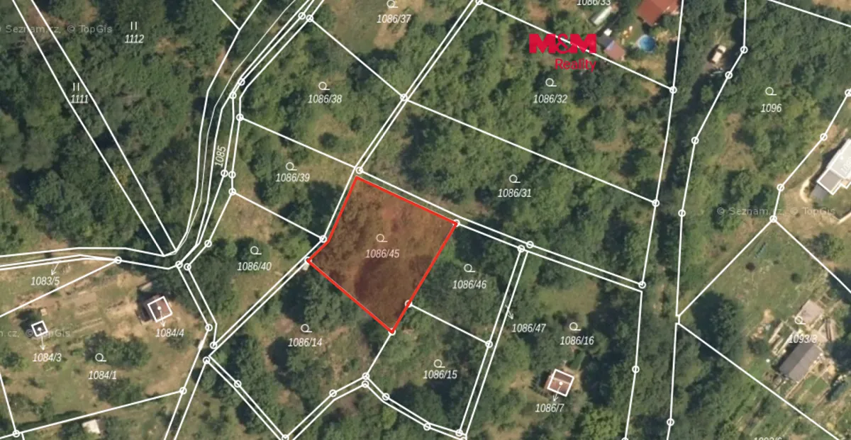 Prodej zahrady 541 m²